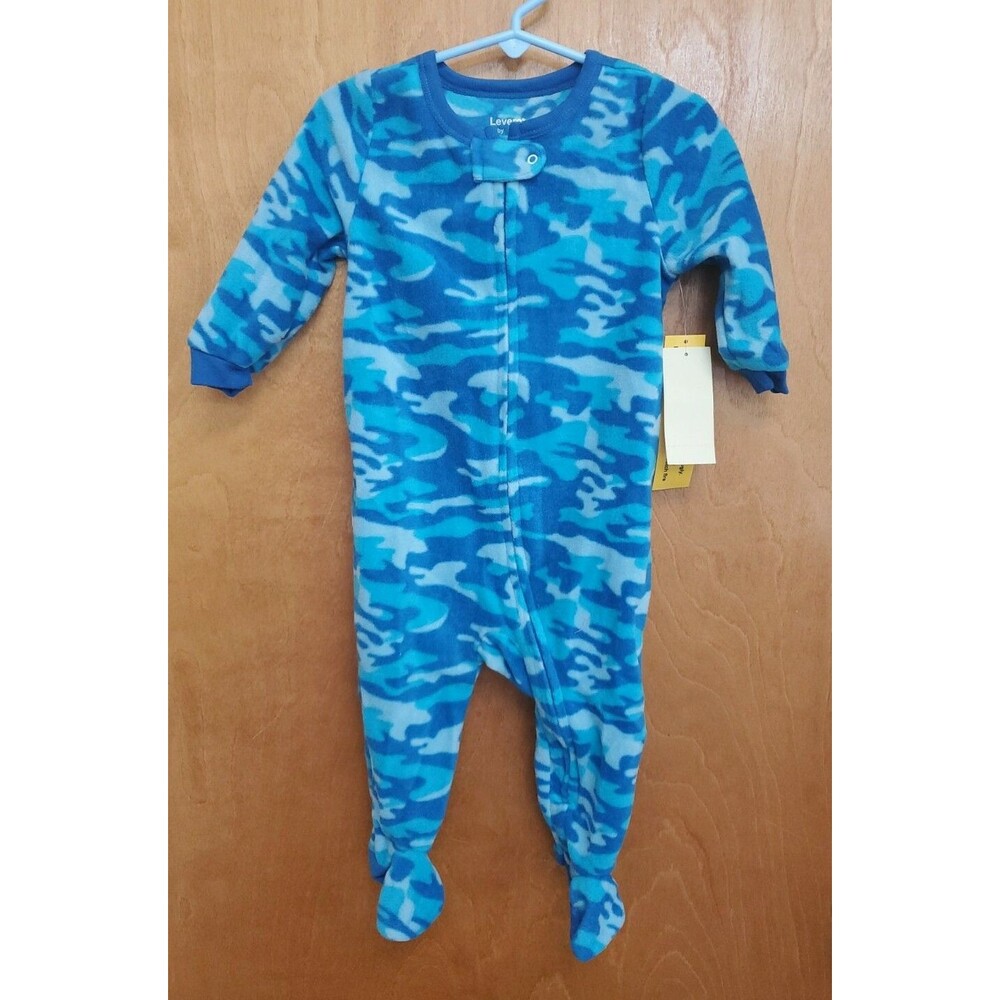 Baby Leveret 18-24 months footed sleepwear blue